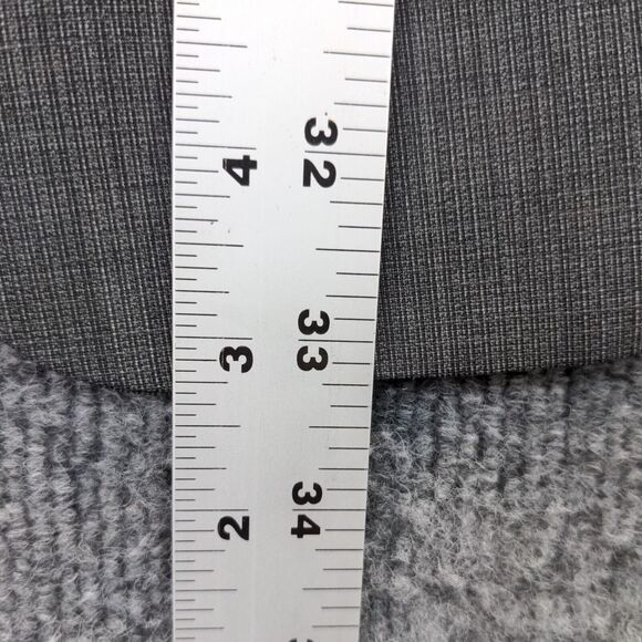 Ermenegildo Zegna Wool Blazer Jacket Mens Size 48 Gray 3 Button Pockets - Picture 5 of 14